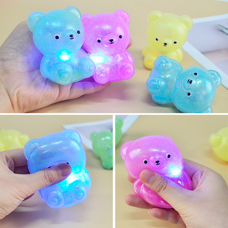 Squish Bear – jouets de décompression, adorable jouet à presser