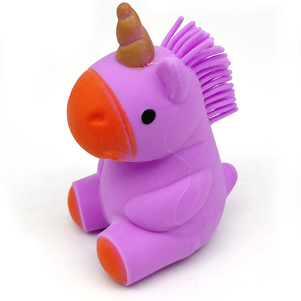 Balles anti-stress licorne, jouets Squishy Fidget pour enfants et adultes 