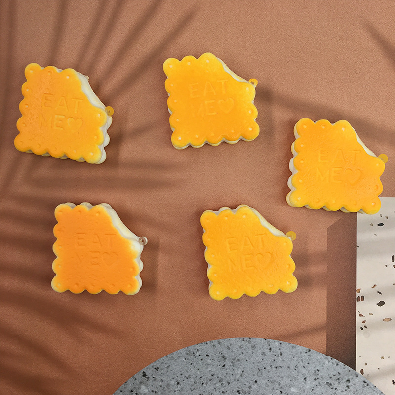 Simulation de biscuits mous, jouet à presser anti-Stress, à montée lente, pour cadeaux