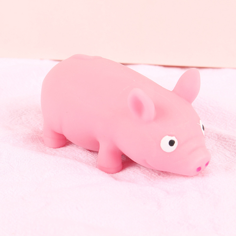 Jouet spongieux cochon rose, jouets anti-stress et d'anxiété