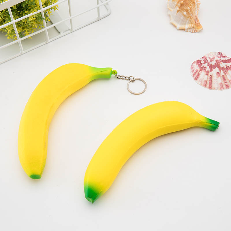 Banane extensible Super Squishy, ​​jouets sensoriels à montée lente, fruits, anti-Stress