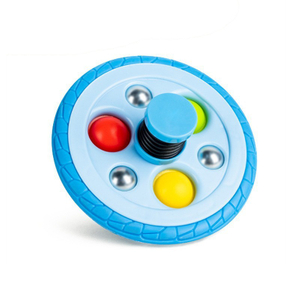 Jouets gyroscopiques en plastique rotatifs de table pour enfants, fileuses rebondissantes