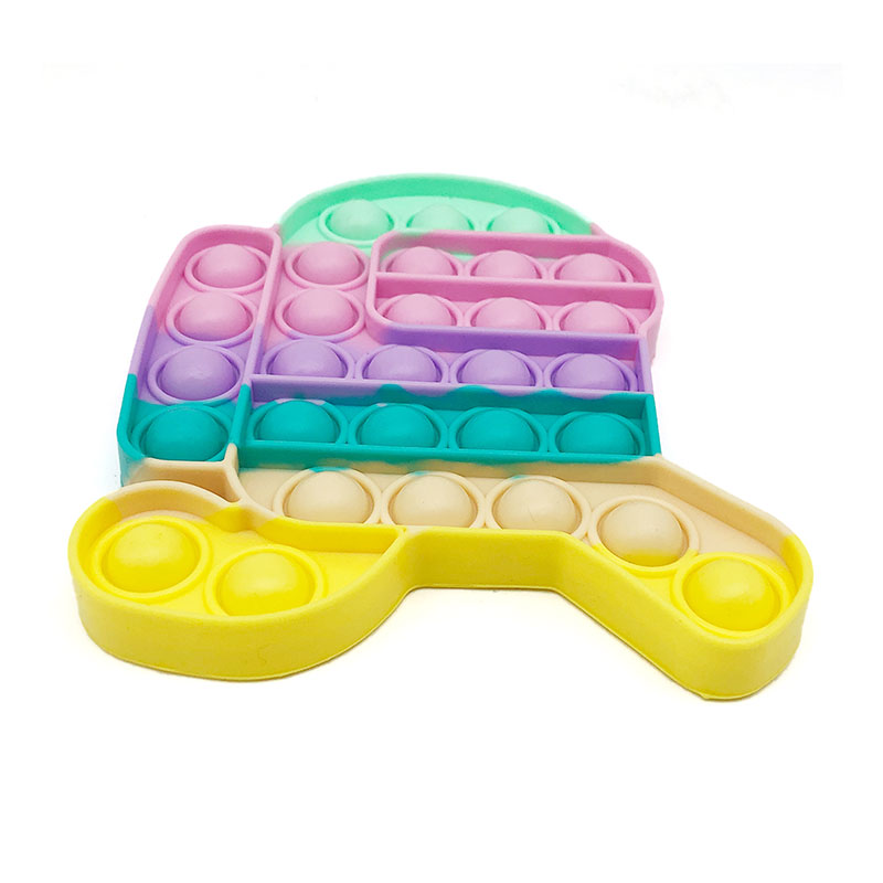 Jouet à pousser en silicone Pop it Bubble Squeeze pour enfants